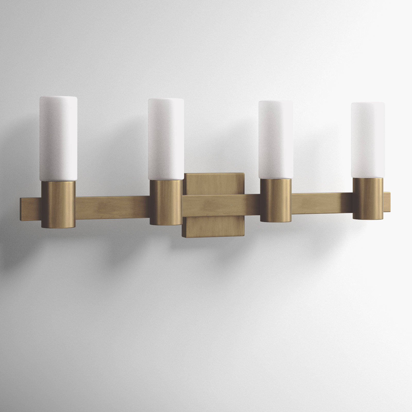 Tremper 4 Light Frosted Dimmable Vanity Light