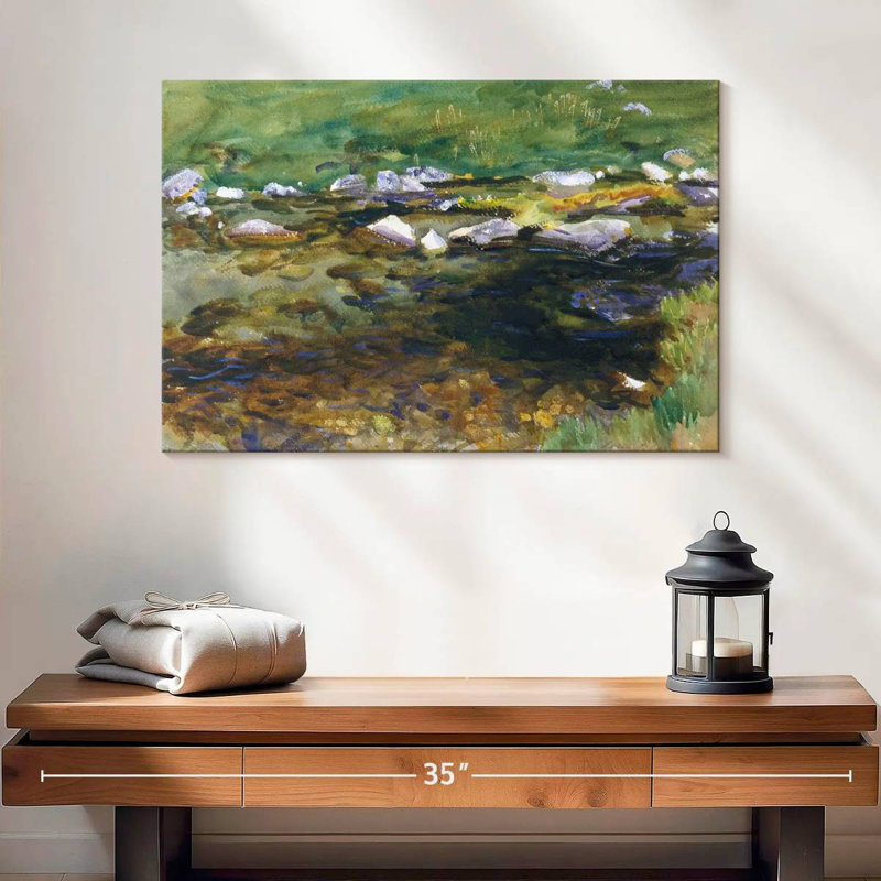 Alvord Brook and Meadow 1907, H 16 po x l 24 po