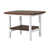 Dark Brown Top/White Base
