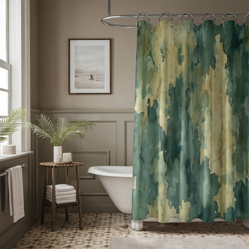 Rideau de douche Camo Art - Premium, H 74 po x l 71 po