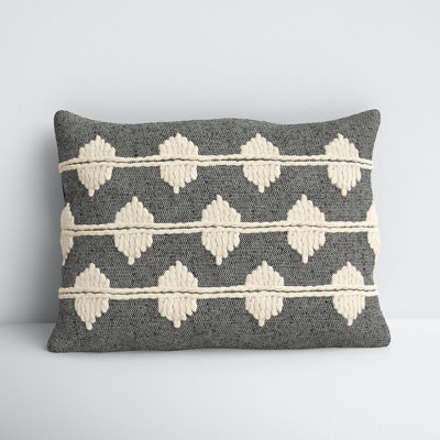 Heiden 20" x 14" Embroidered Throw Pillow