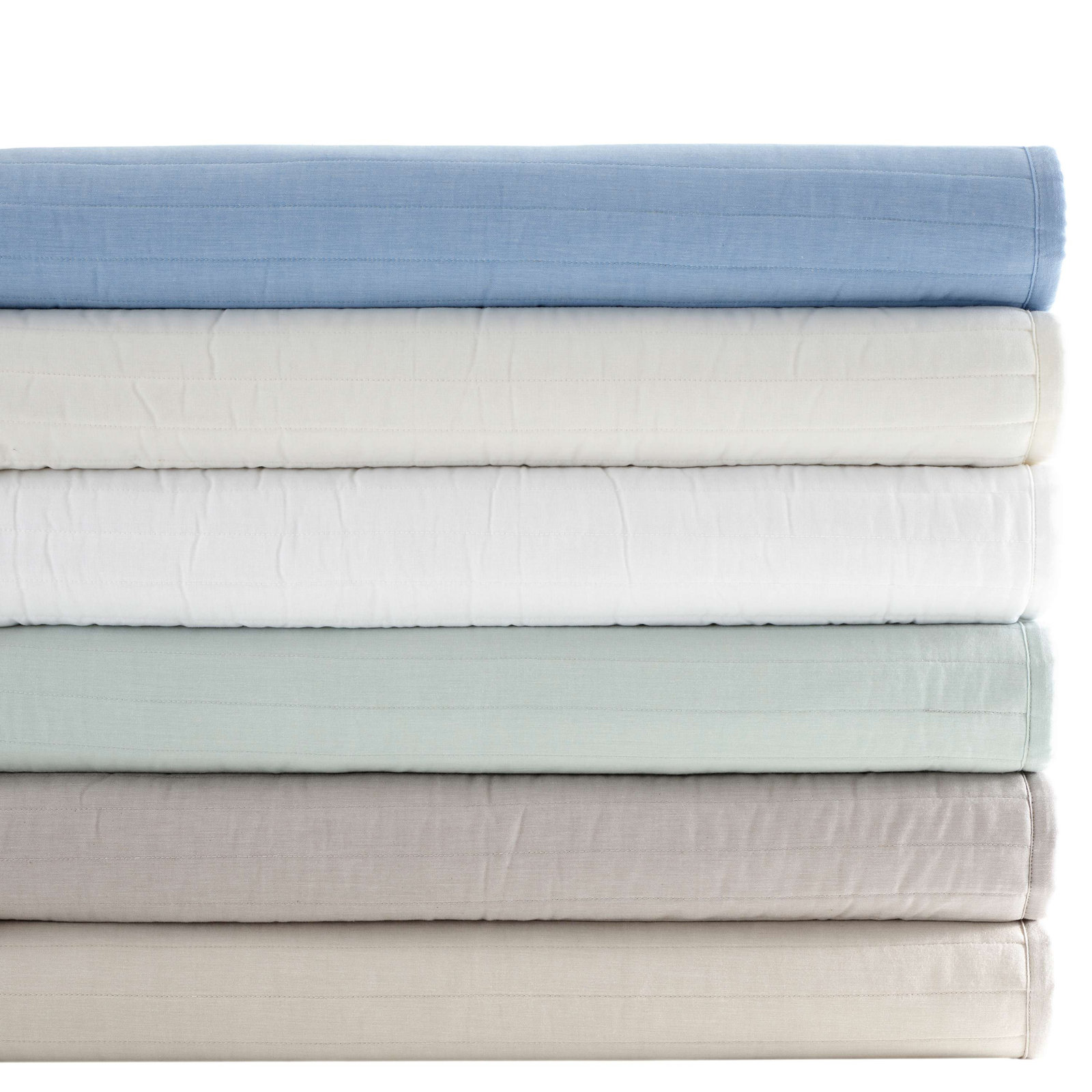 Cozy Cotton Quilt, Full/Queen Quilt, Ivory