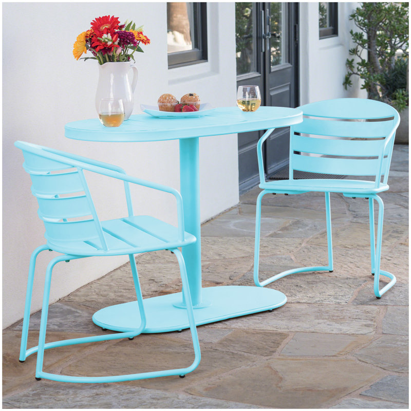 ENSEMBLE BISTRO DE Santa Santa - bleu clair mat
