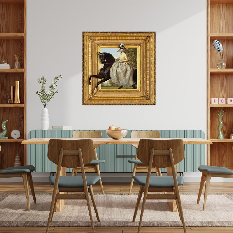 Art contemporain Art cheval, H 36 po x l 36 po