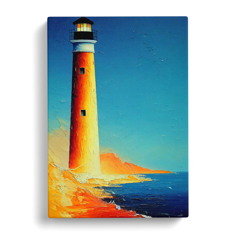 Lighthouse In Colour Vol.2 - Wrapped Canvas, 76cm H x 50cm W x 3cm D