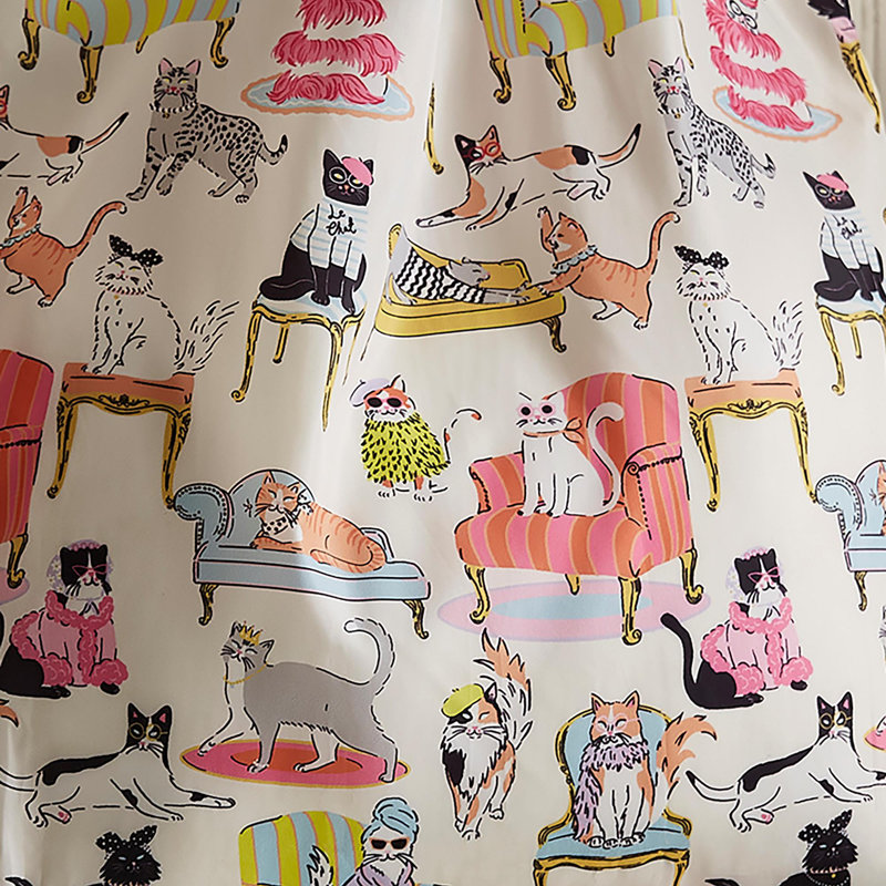 Cool Cats 100% Polyester Picnic Tote Bag