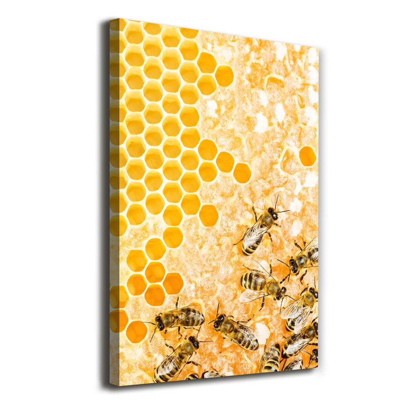 Working Bees - Wrapped Canvas Print