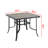 Rusi Steel/Metal Dining Table