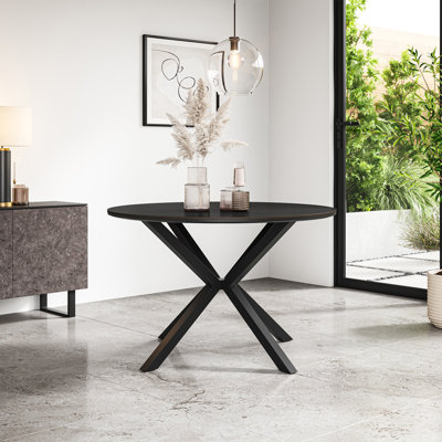Calne Sintered Stone Ceramic Round Dining Table 6-8 Seater