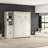 Leonhart Murphy Bed and Shelving Unit with Drawer and Doors-1874632694-1873615568