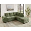 Canapé modulaire rembourré avec repose-pieds 94,88 po-1111629568