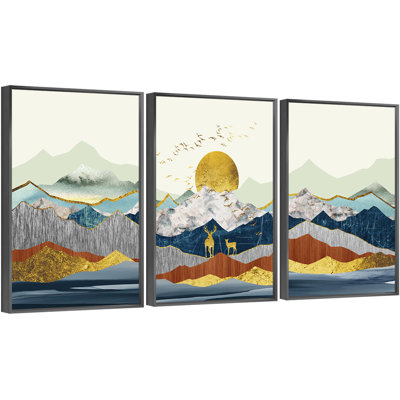 " Mountain " 3 - Pieces