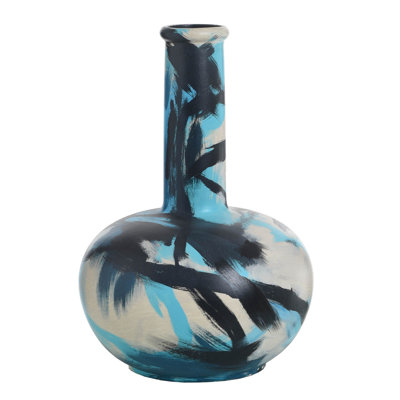 Vase Neufeld - Finition multicolore sur céramique