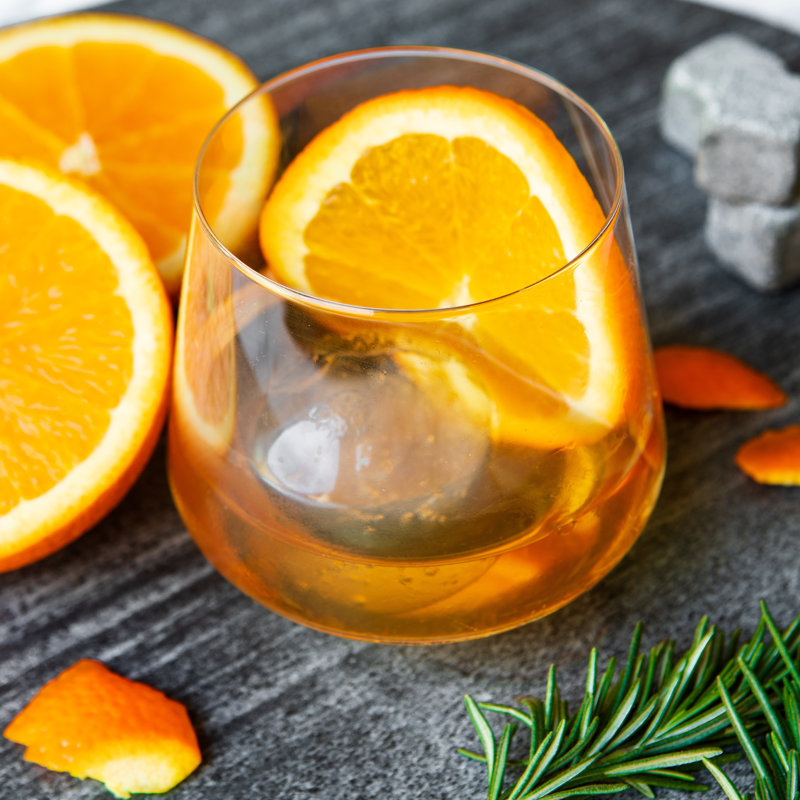 Lemonsoda Lead-Free Crystal Old Fashioned Whiskey Glasses Set