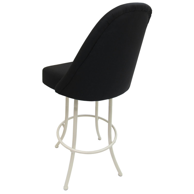 Tabouret de bar pivotant en métal Houde 26 po M-235 - Basin Beige - Café, Blanc, Noir
