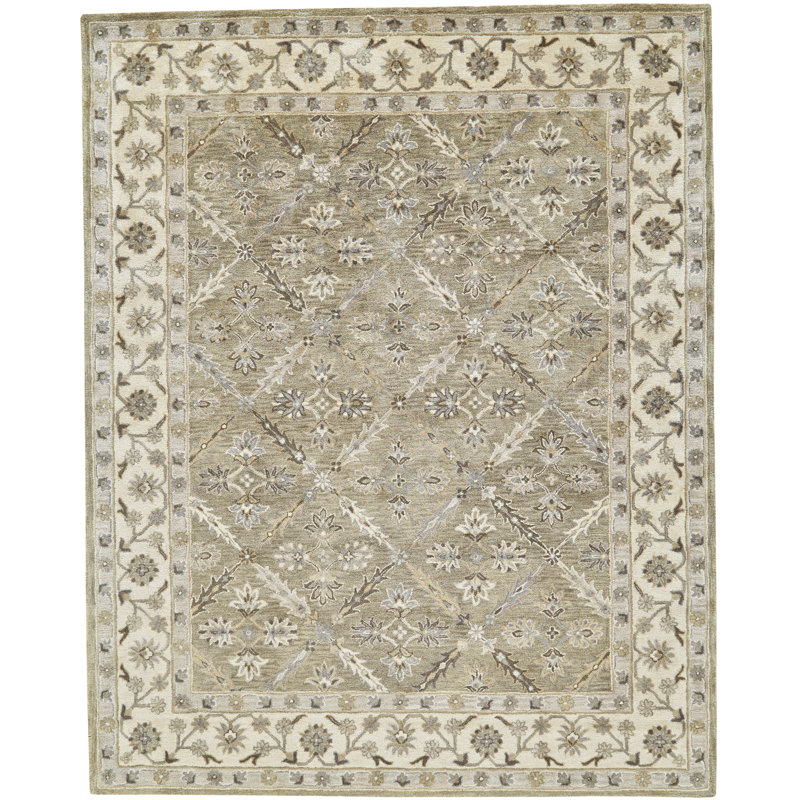 Aarohi Cotton Area Rug, Rectangle 5' x 8'