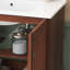 Meuble-lavabo moderne avec 4 pieds en fer