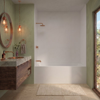 Paroi de douche à 3 panneaux Expressions