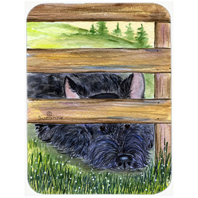 Planche à couper rectangulaire en verre terrier east urban home