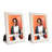 White Wood Picture Frame - Set of 2