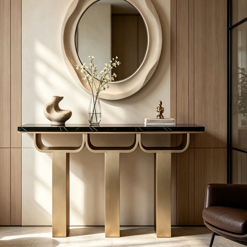 Console Italian Luxury, 33.5" H x 39.4" W x 13.8" D