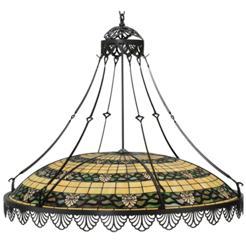 Shell And Ribbon 8 - Light Pendant