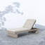 Leroy Outdoor Teak Chaise Lounge-358974385-358974384