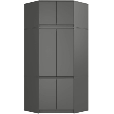 Sira 6 Door Manufactured Wood Wardrobe