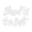 Enseigne néon «Blessed by the Best» - 16 po x 20 po