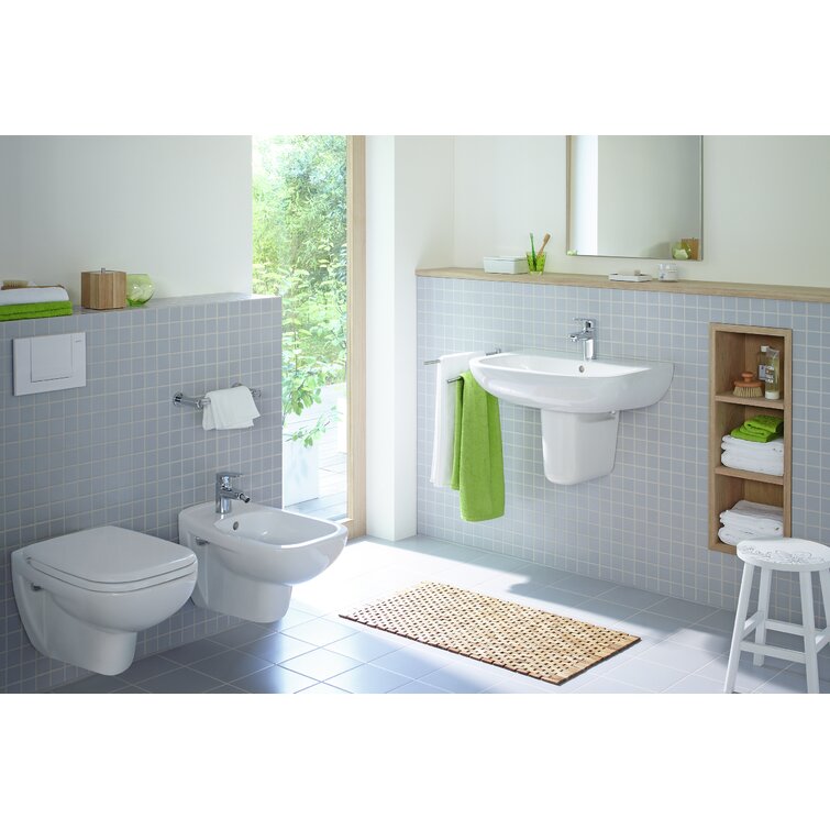 Duravit D-Code Elongated Washdown Included) Dual | Flush Reviews & (Seat Bowl Mounted Toilet Not Wayfair Wall