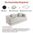 83“ Foldable Sleeper Sofa Bed – Convertible Mattress Couch With 2 Removable Pillows-131198534