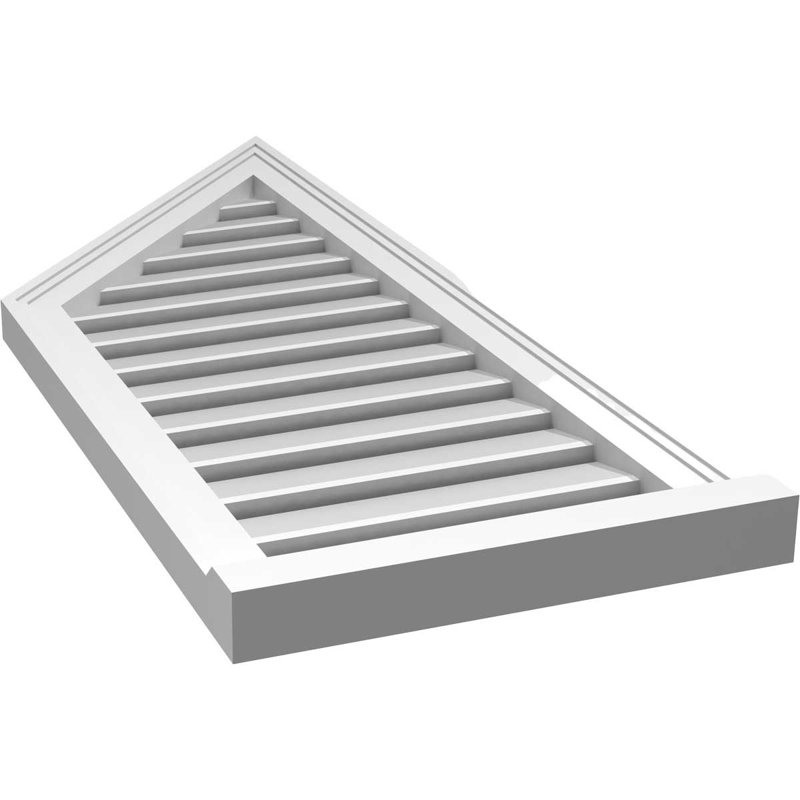 Pente fonctionnelle en uréthane demi-crête à montage en surface gauche Signature 13/12, brun clair apprêté