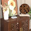 Buffet 31,4 po sculpté, brun-1211567340