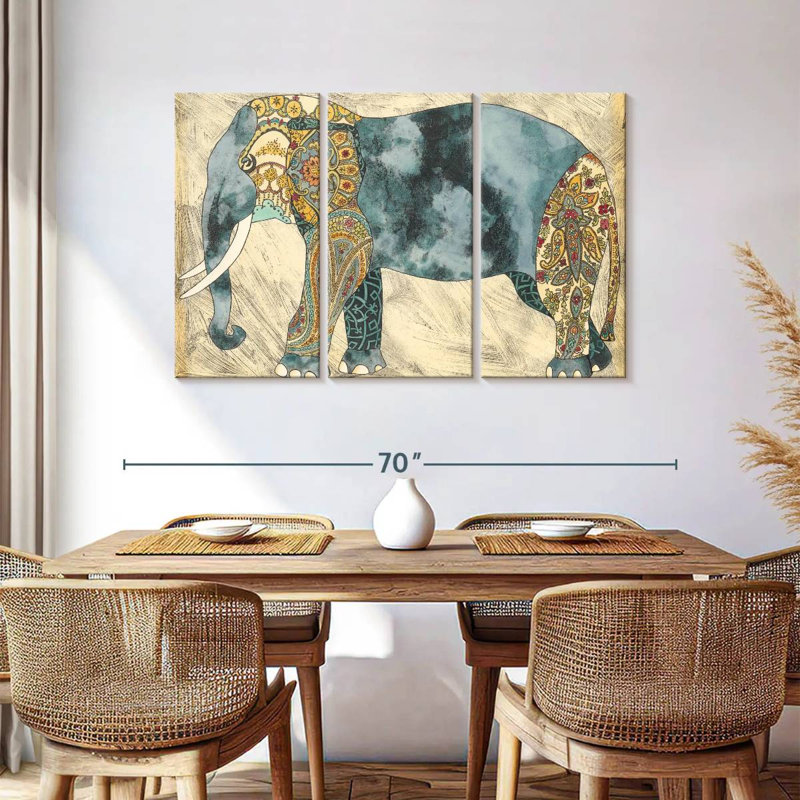 Brampt Royal Elephant, 36" H x 57" W