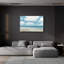  «Seascape 4» par James Wiens, art mural en verre acrylique, 36 po x 24 po