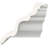 Endurathane Inside Corner Moulding, 6 3/8"P x 5 5/8"H (matches moulding MLD05X06X08VE), Factory Primed