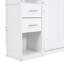 Lit simple blanc avec rangement pour tiroir
