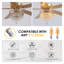 Ventilateur de plafond en cristal 52 pouces avec lumières, pour télécommande de patio de cuisine de chambre à coucher-323636105-324104225
