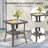 Aldos All Weather Outdoor Patio Swivel Rocker Conversation Set With Thick Cushions and Table