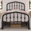 Metal Bed with Arched Headboard and Footboard-903604195-903604193