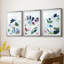 Trace tropicale III - reproduction encadrée sur mesure de qualité supérieure mate - 3 pièces-372084837-372084839