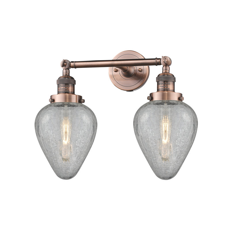 Shauna 2 - Light Dimmable Vanity Light, Antique Copper