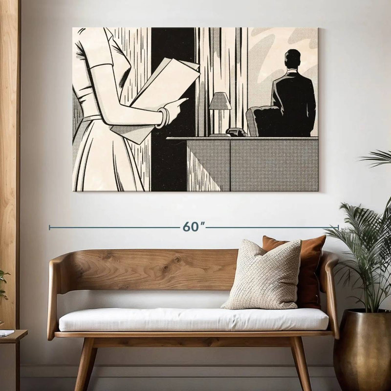 Bureau Leisha Noir, H 34 po x l 51 po