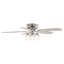Anfal Low Profile 52" 5 - Blade Flush Mount Indoor Ceiling Fan with Remote Control and Light Kit Included-1329744643