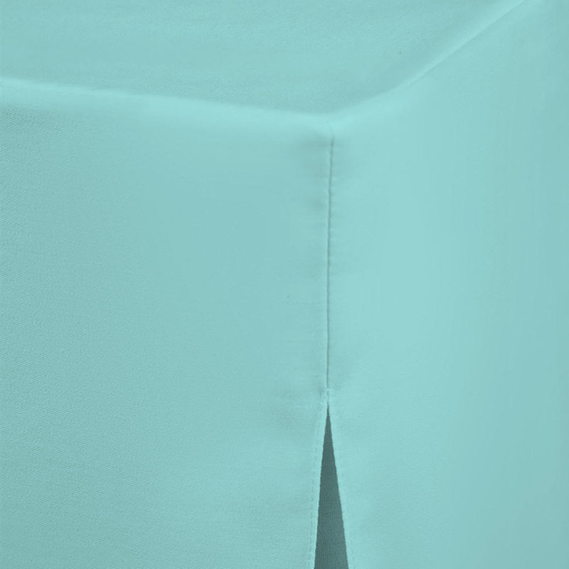 Tablevogue 34-Inch Square Table Cover, Turquoise