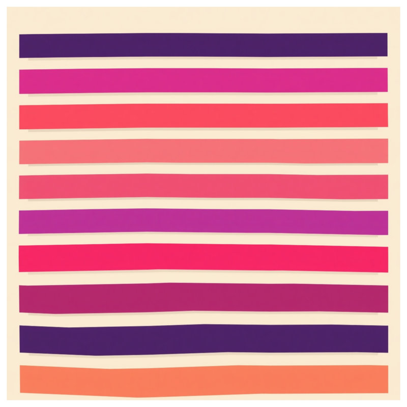 Horizontal Striped Pattern Duvet Covers, Twin