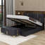 2-Pieces Bedroom Sets,Queen Upholstered Platform Bed With Hydraulic Storage System