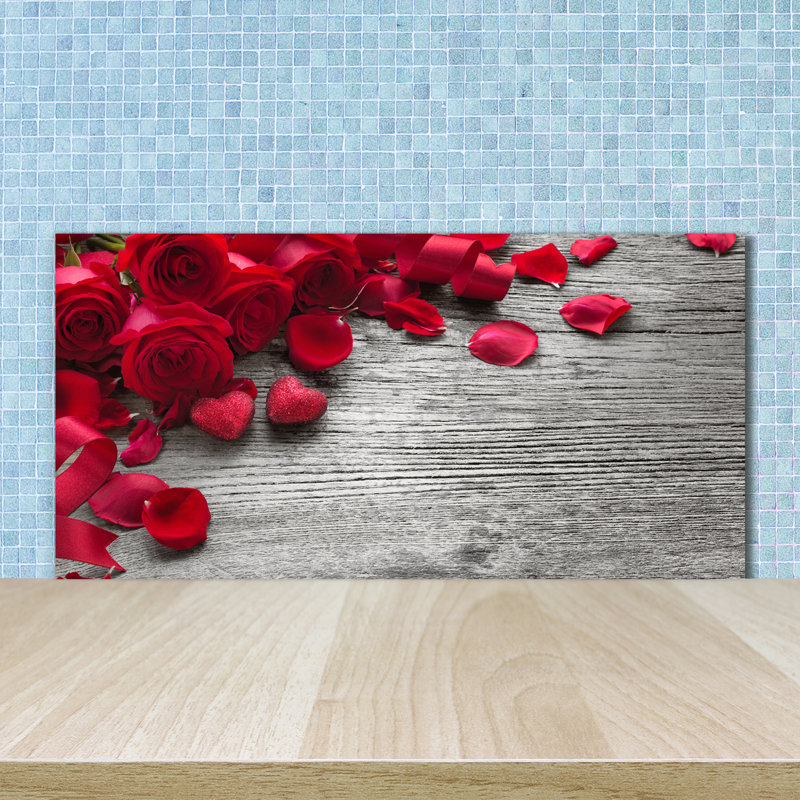 Amalbergas 50cm W x 100cm L Glass Peel and Stick Panel
