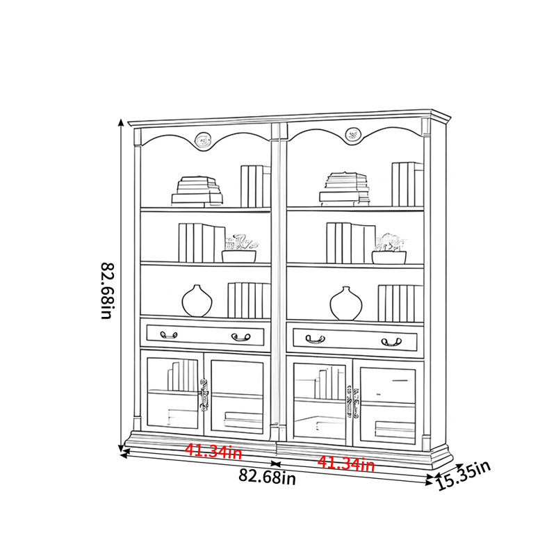 Salyer, H 82,68 po x l 82,68 po x P 15,35 po, 2