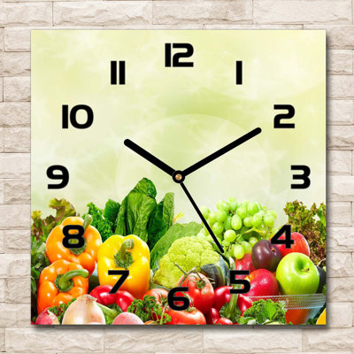 Glass Wall Clock